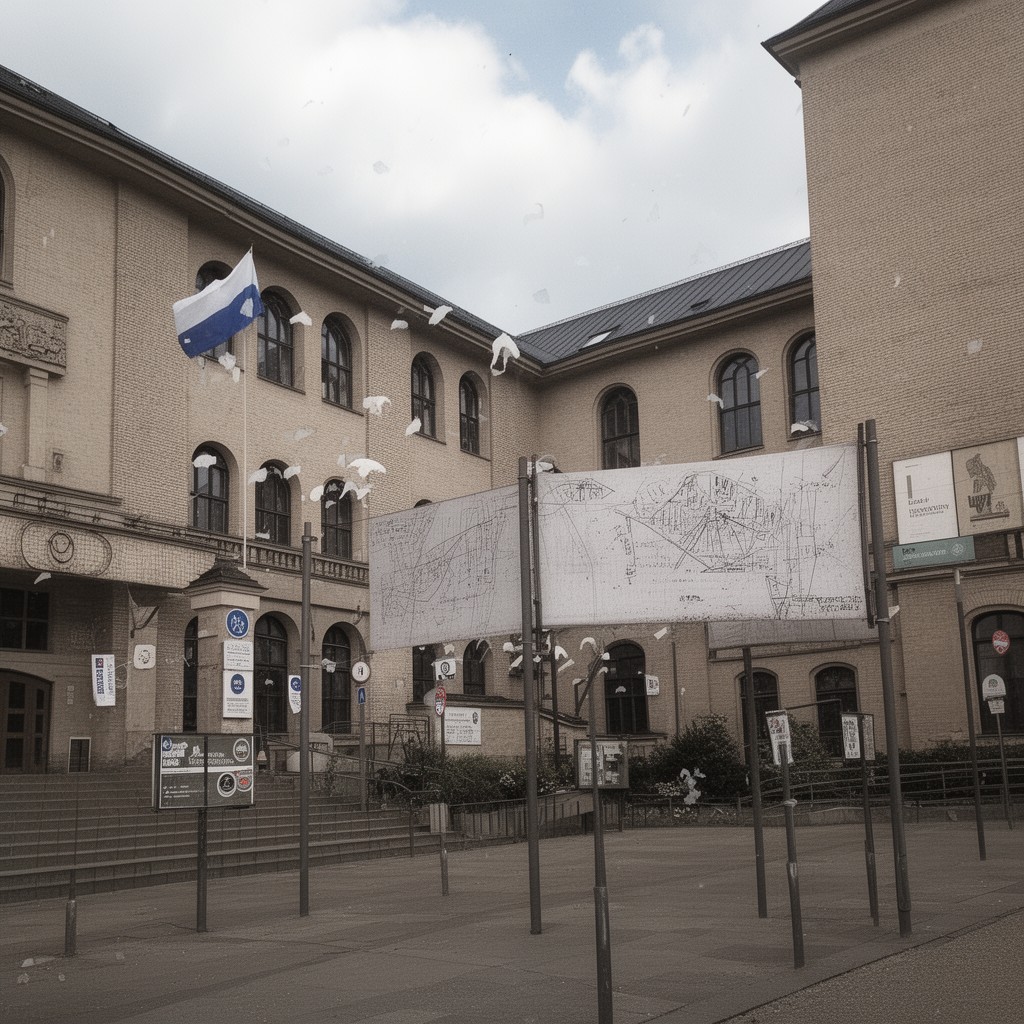 AI-generated illustration of Łódź University of Technology