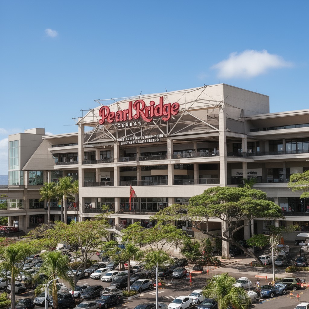 AI-generated illustration of Pearlridge Center