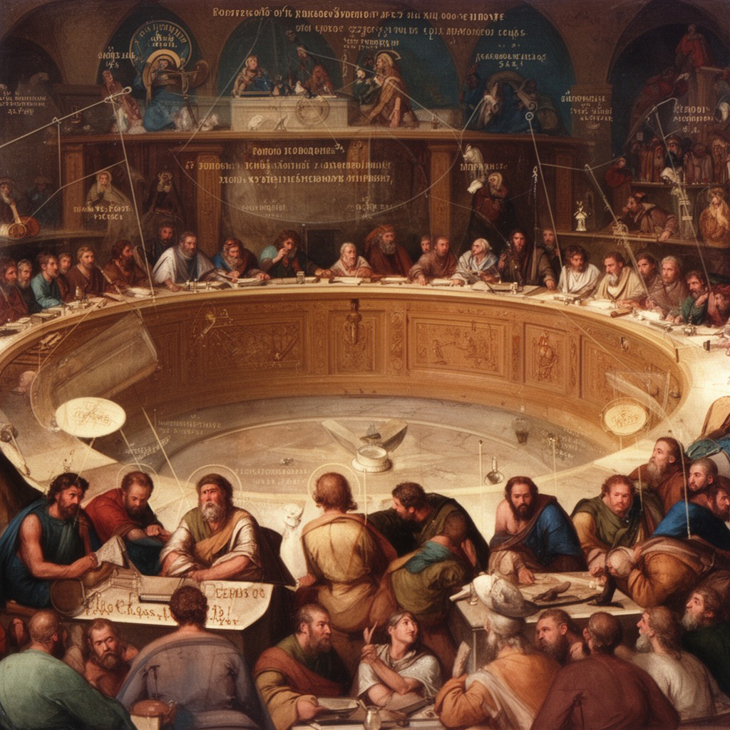 AI-generated illustration of Council of Ephesus