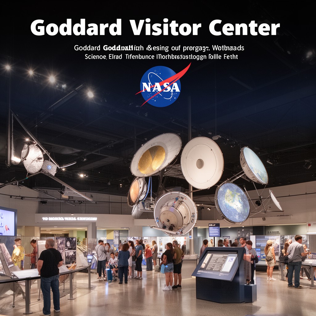 AI-generated illustration of Goddard Visitor Center