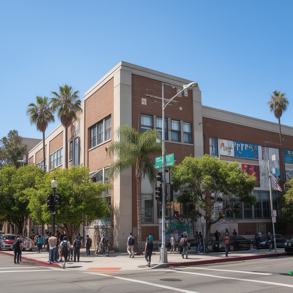 AI-generated illustration of Los Angeles City College