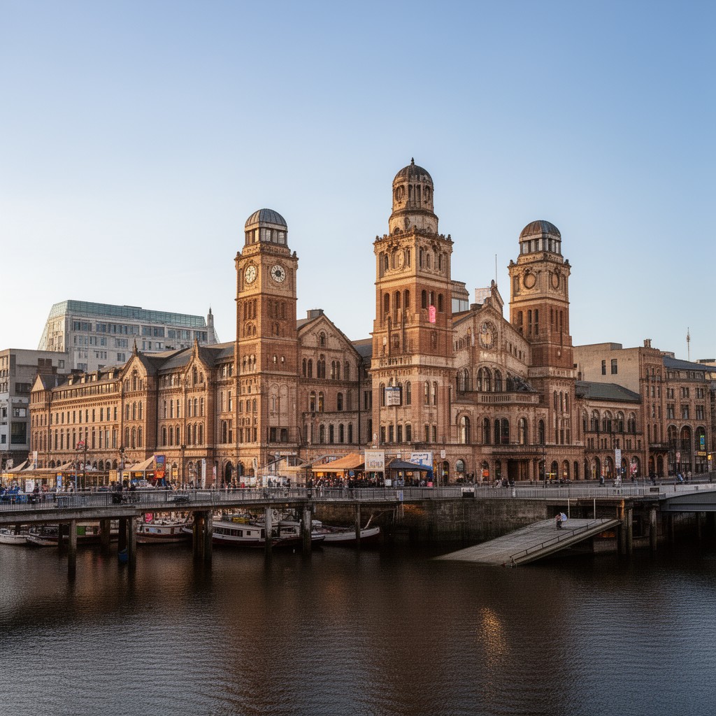 AI-generated illustration of Pier Head