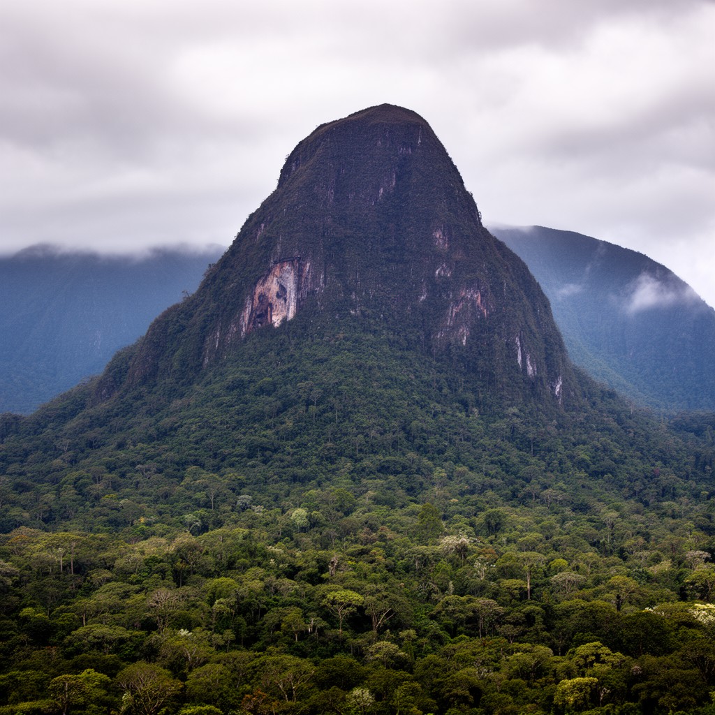 AI-generated illustration of Cerro Las Minas