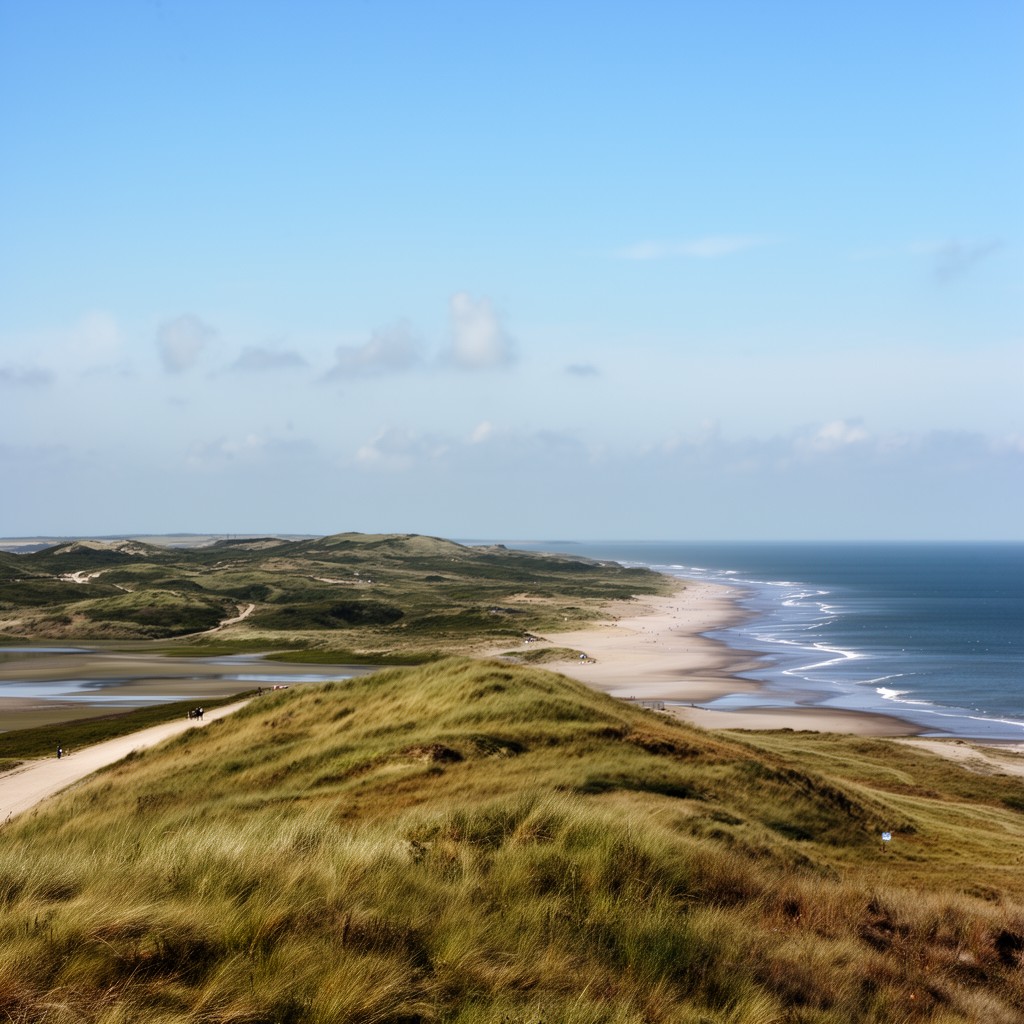 AI-generated illustration of West Frisian Islands
