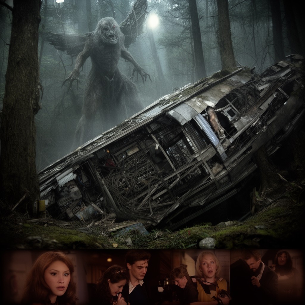 AI-generated illustration of Doctor Who episode "Flesh and Stone"