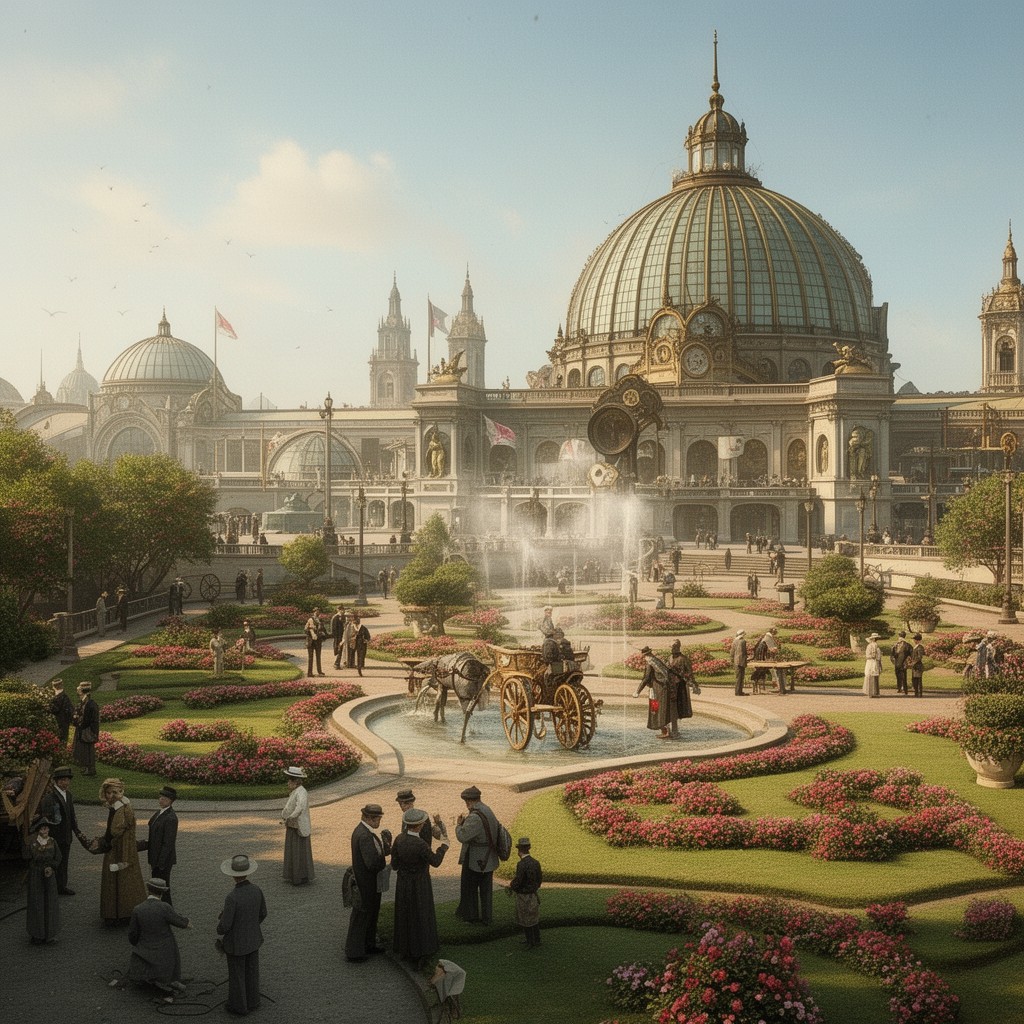 AI-generated illustration of Pan-American Exposition