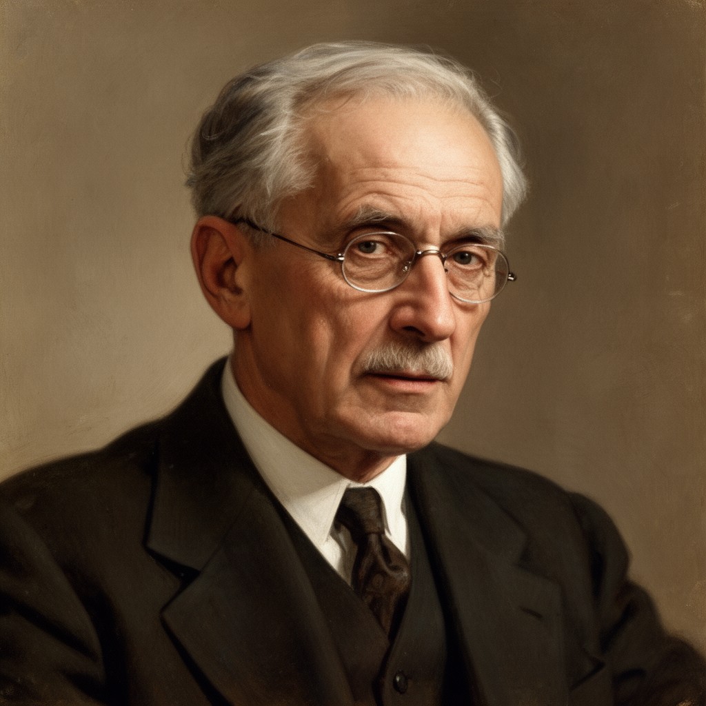 AI-generated illustration of Karl Jaspers