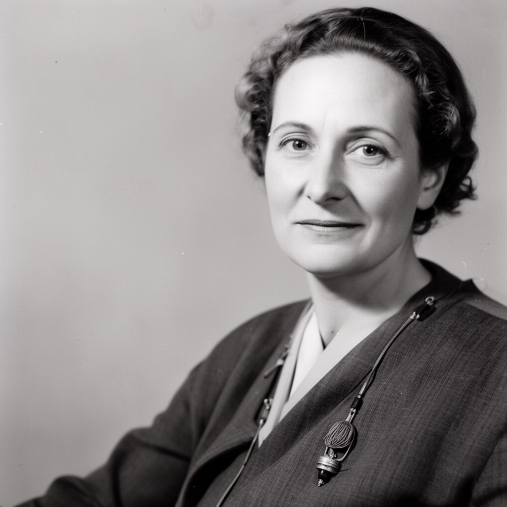 AI-generated illustration of Marie Neurath