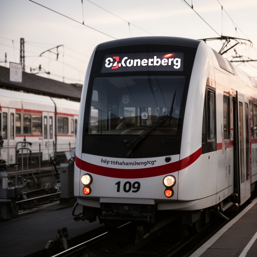 AI-generated illustration of S-Bahn Nuremberg
