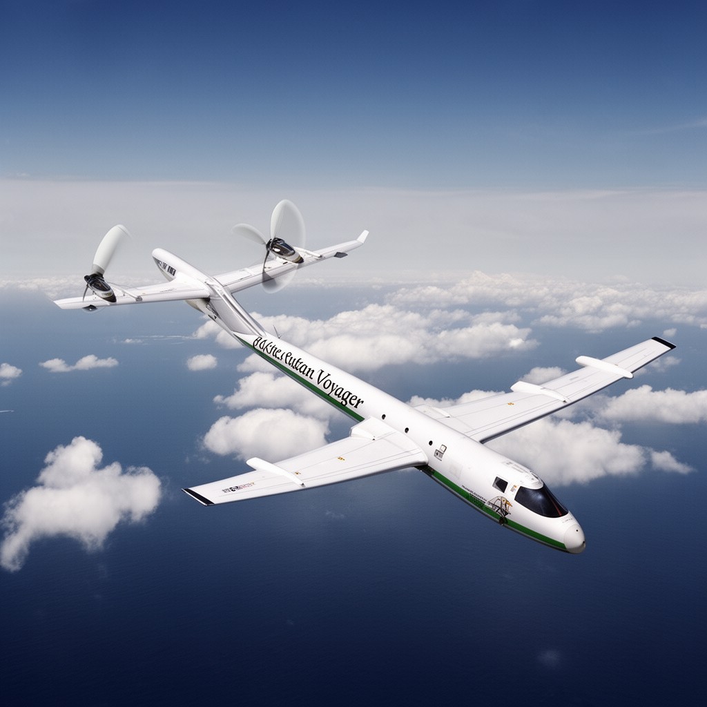 AI-generated illustration of Rutan Voyager