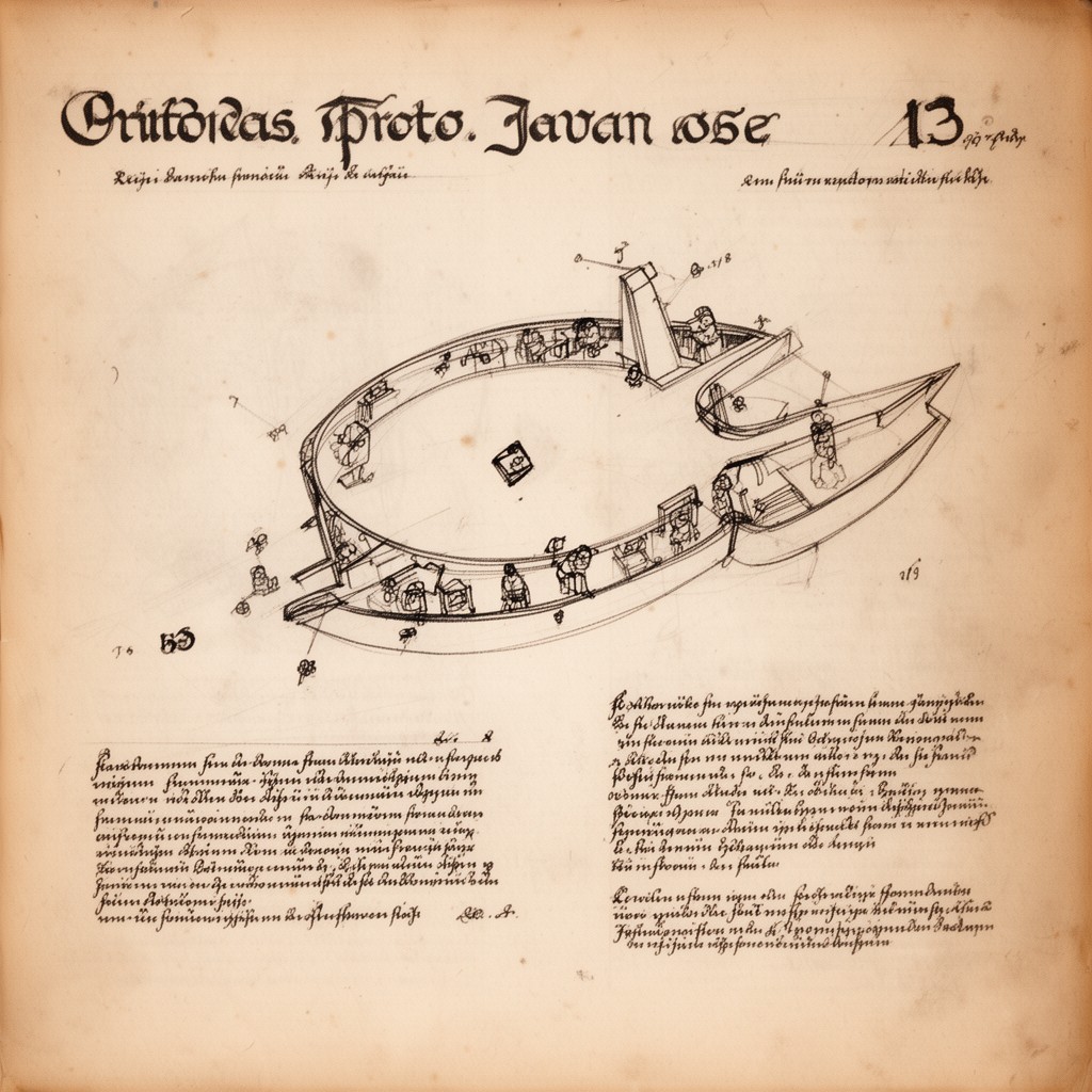 AI-generated illustration of Proto-Javanese
