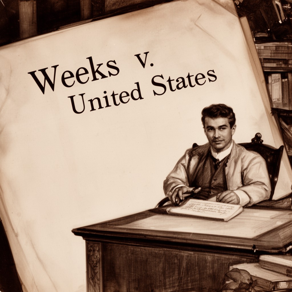 AI-generated illustration of Weeks v. United States