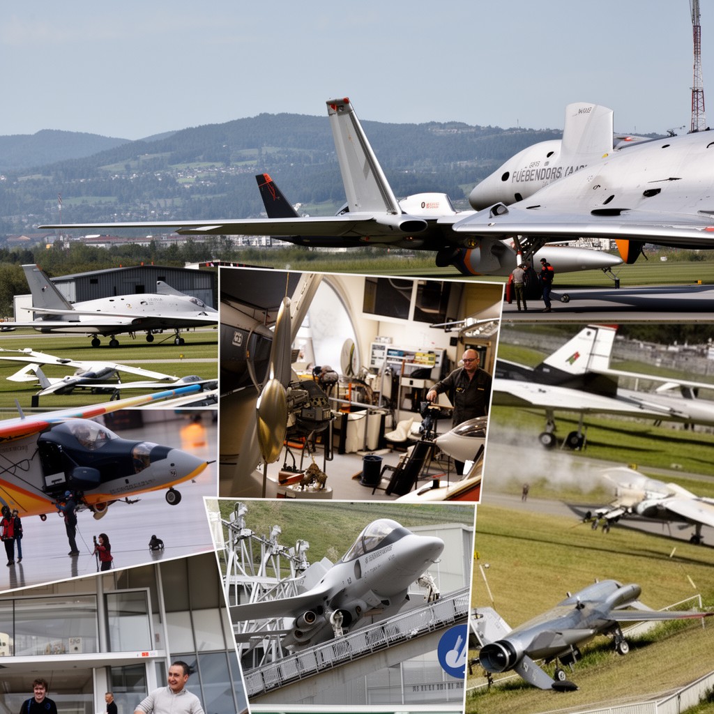 AI-generated illustration of Dübendorf Air Base