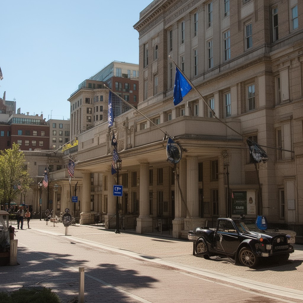 AI-generated illustration of New York State Archives