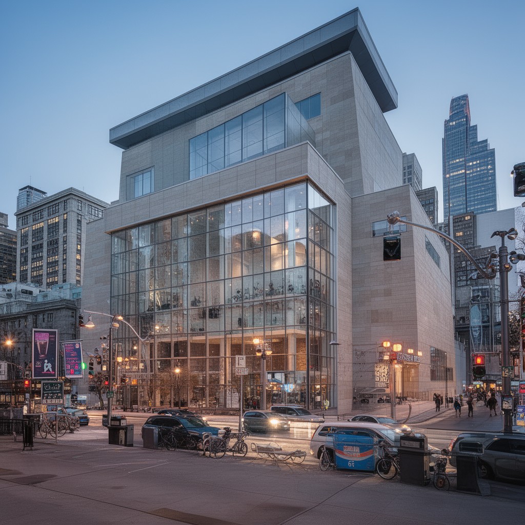 AI-generated illustration of Winnipeg Art Gallery