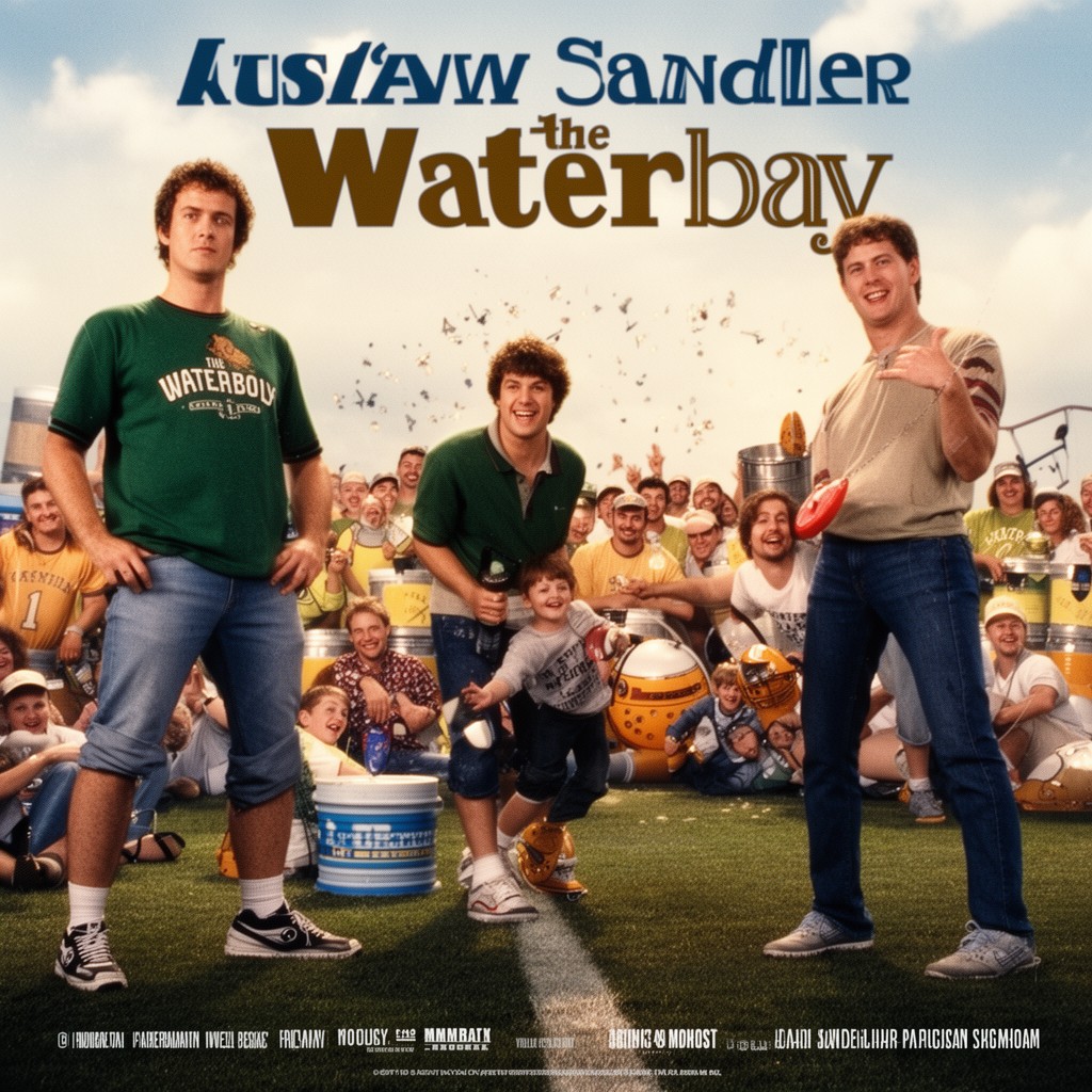 AI-generated illustration of The Waterboy