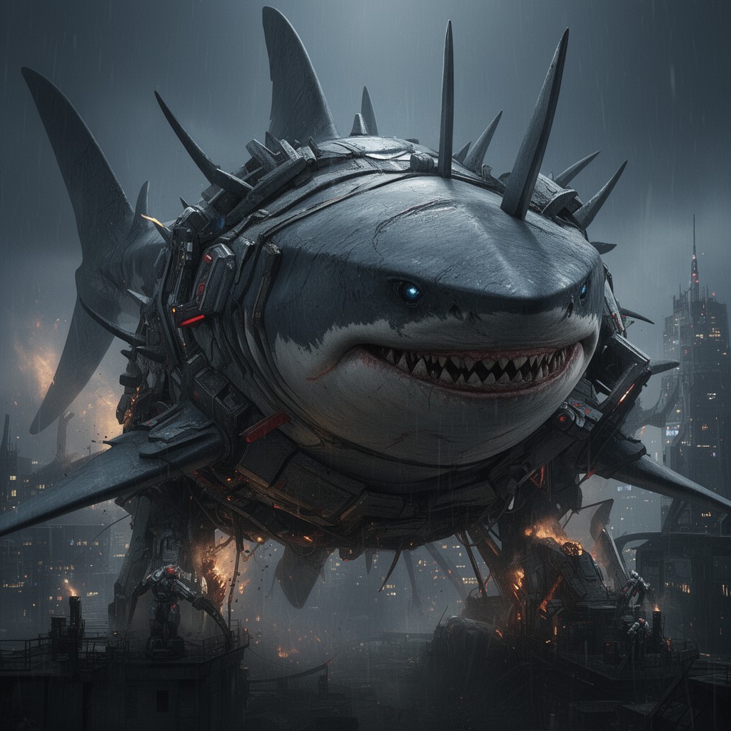 AI-generated illustration of Knifehead