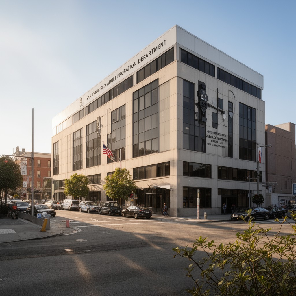 AI-generated illustration of San Francisco Adult Probation Department