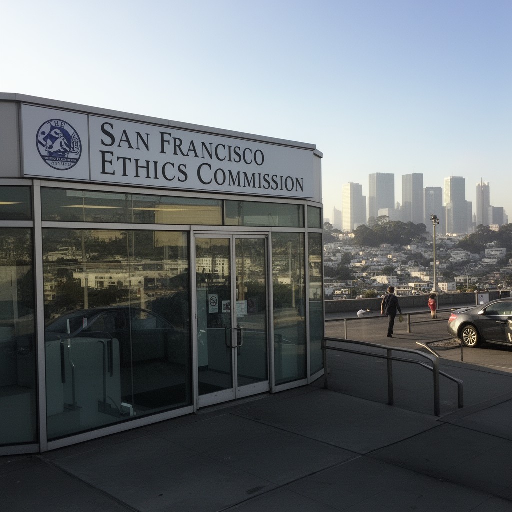 AI-generated illustration of San Francisco Ethics Commission