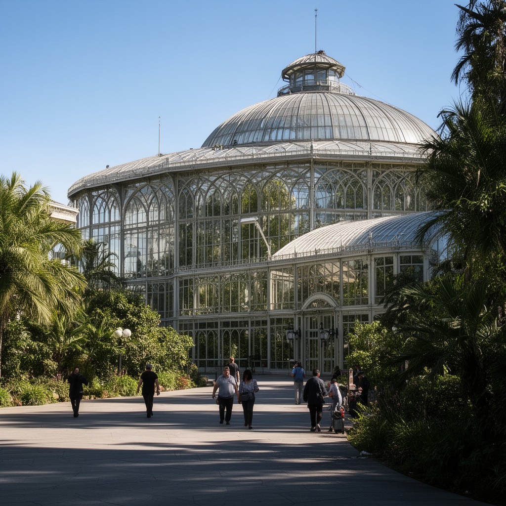 AI-generated illustration of Palace of Horticulture
