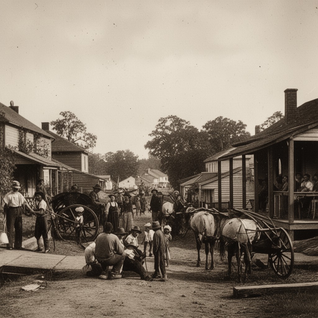 AI-generated illustration of American South (19th and early 20th centuries)