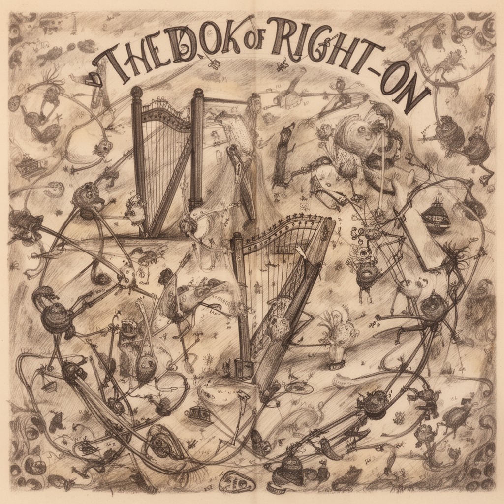 AI-generated illustration of The Book of Right-On