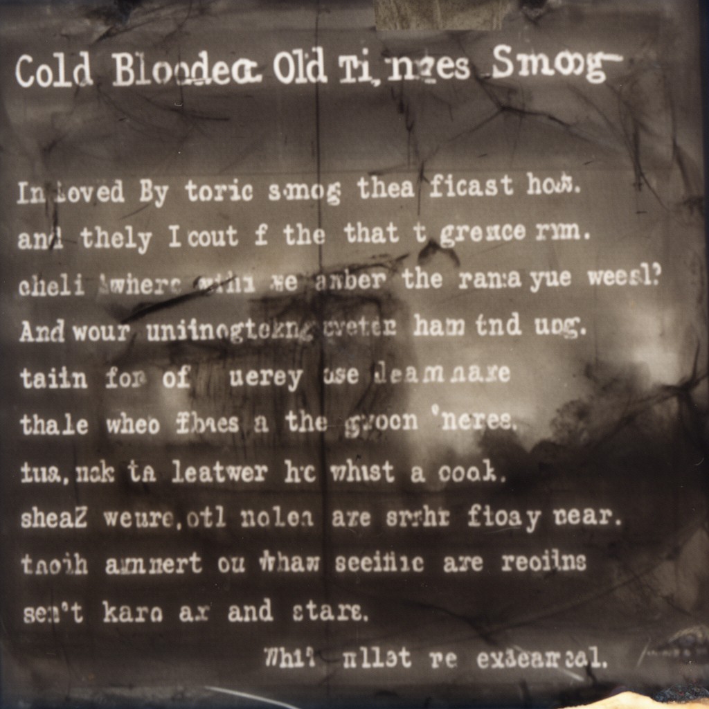 AI-generated illustration of Cold Blooded Old Times