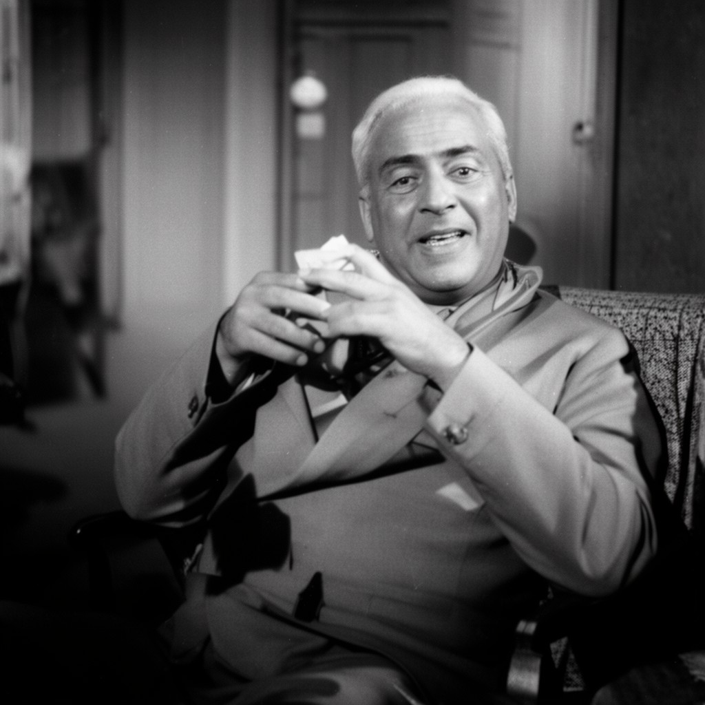 AI-generated illustration of Roberto Rossellini