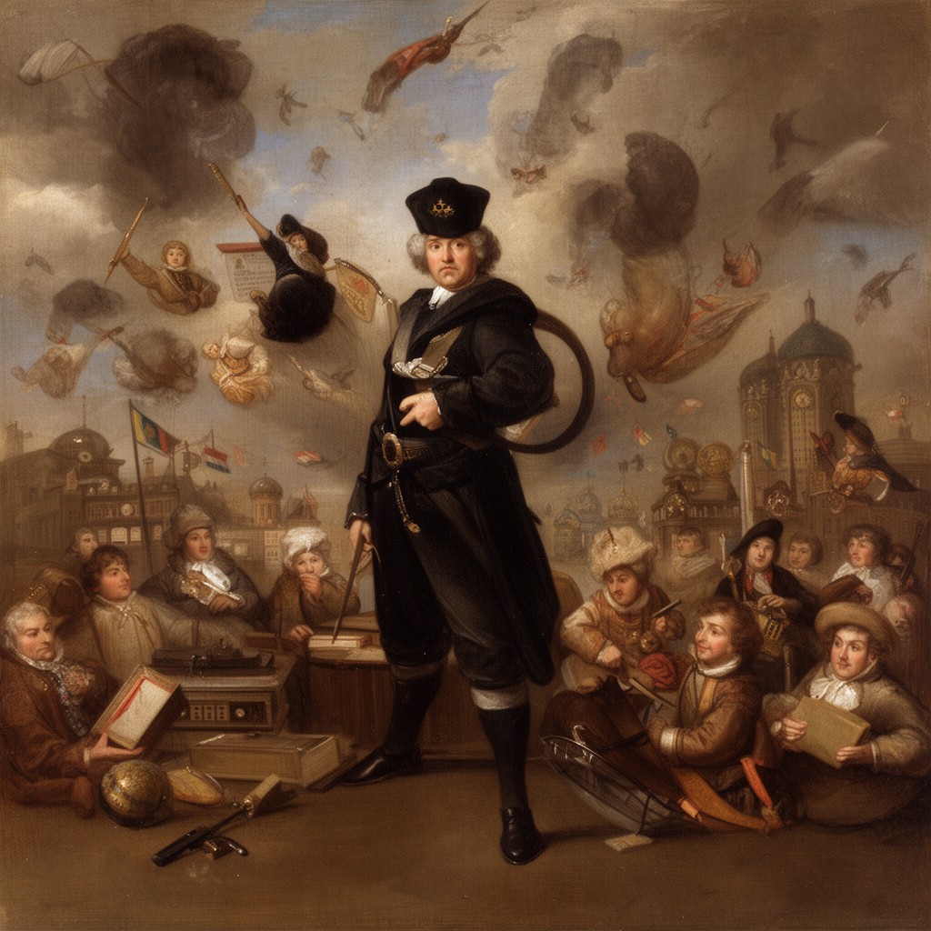 AI-generated illustration of Dutch Republicanism