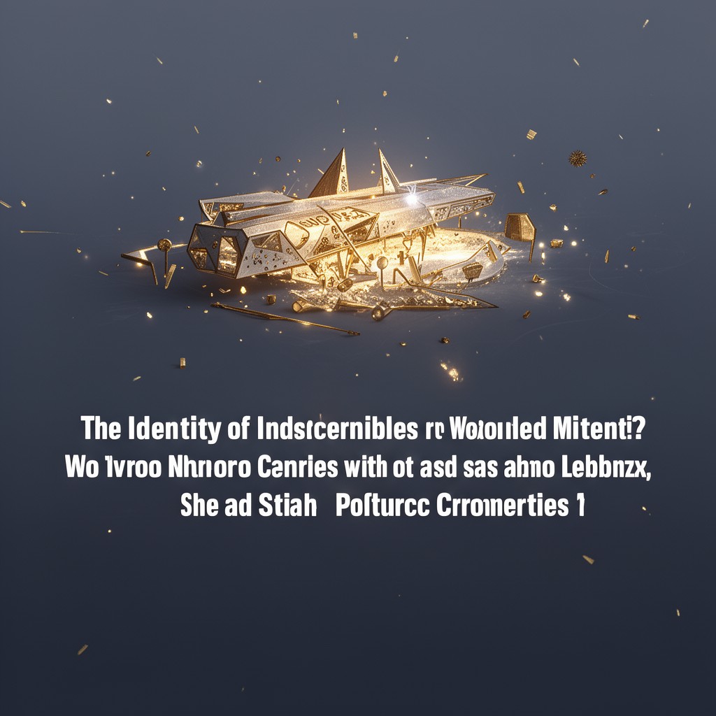 AI-generated illustration of identity of indiscernibles