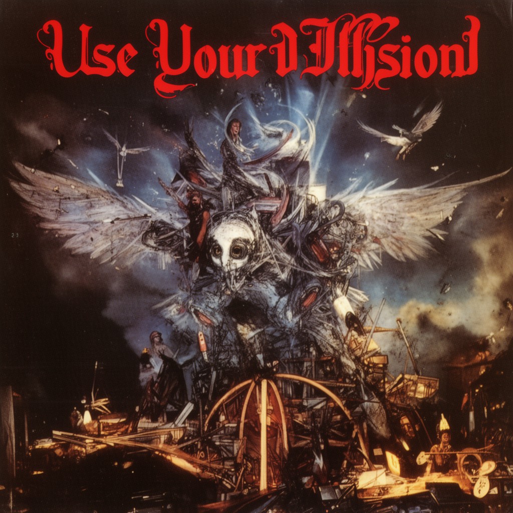AI-generated illustration of Use Your Illusion I