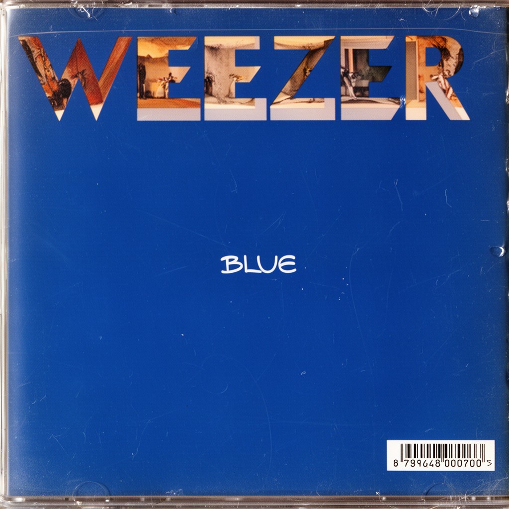 AI-generated illustration of Weezer Blue Album