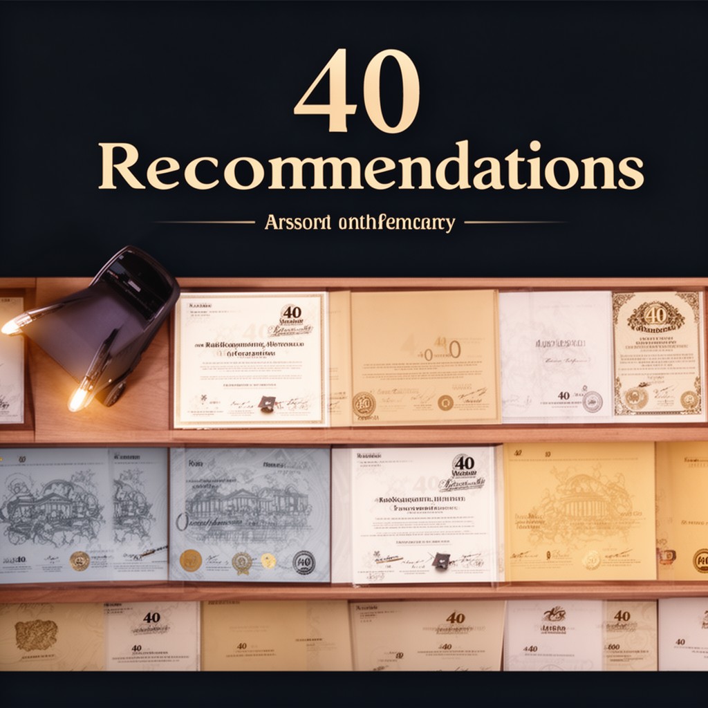 AI-generated illustration of 40 Recommendations