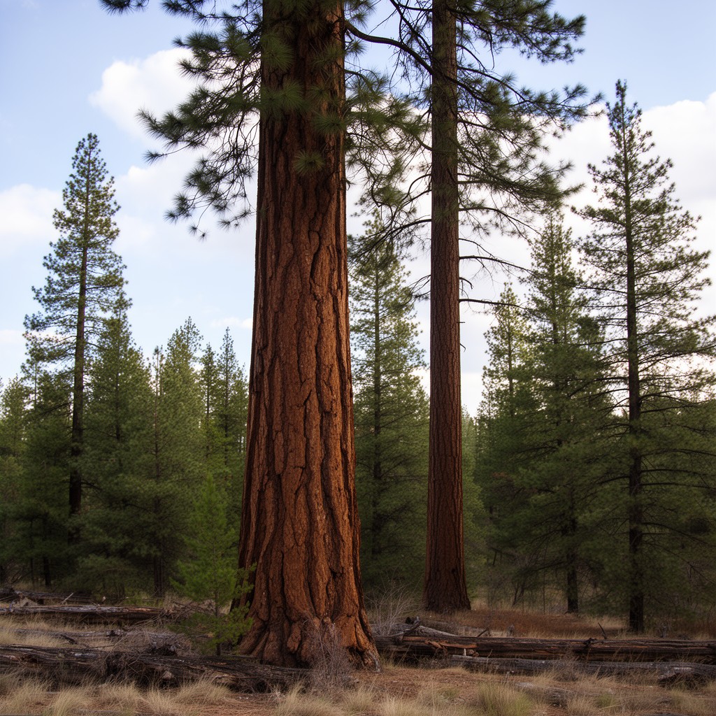 AI-generated illustration of Ponderosa pine