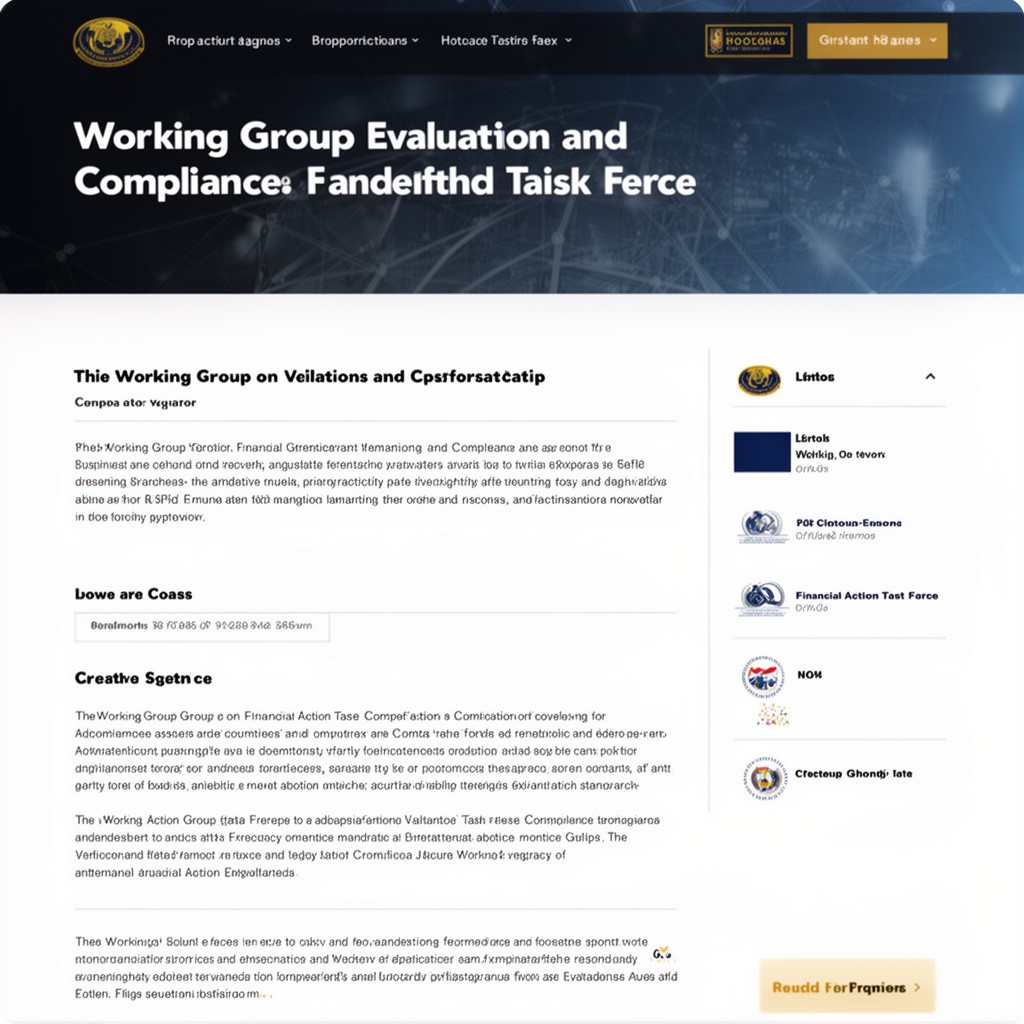 AI-generated illustration of Working Group on Evaluations and Compliance