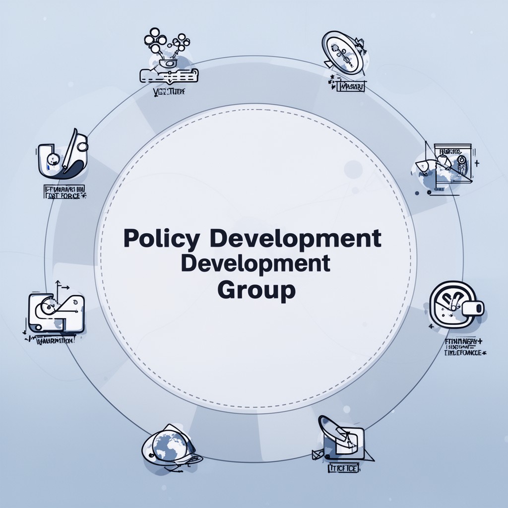 AI-generated illustration of Policy Development Group