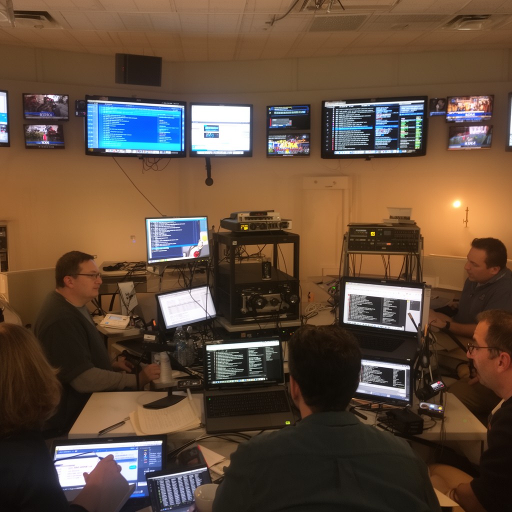 AI-generated illustration of KDKA (AM)