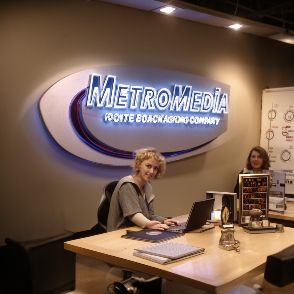AI-generated illustration of Metromedia