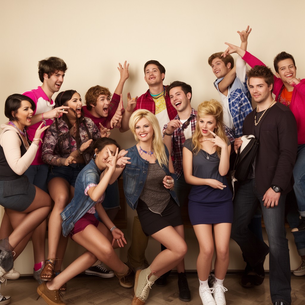 AI-generated illustration of Glee
