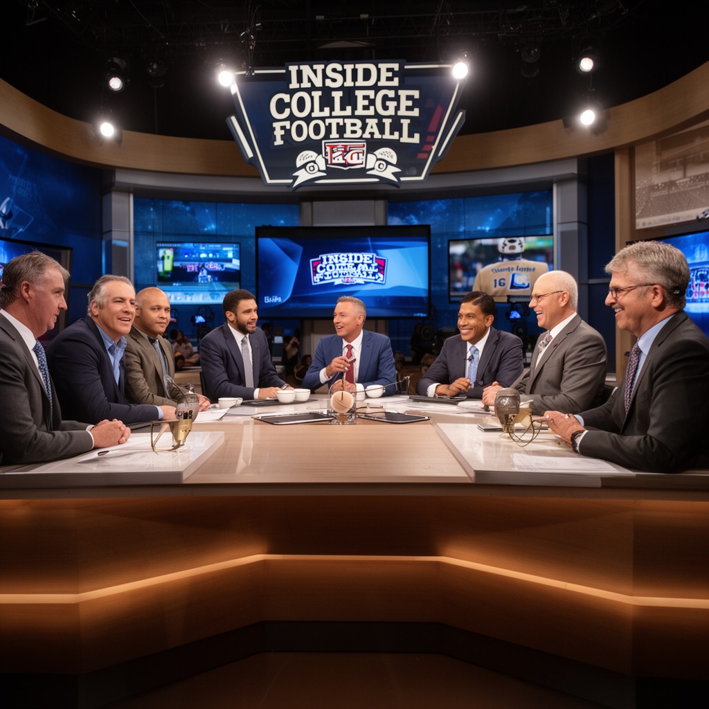 AI-generated illustration of Inside College Football