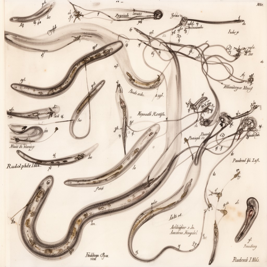 AI-generated illustration of Rudolphi, 1808