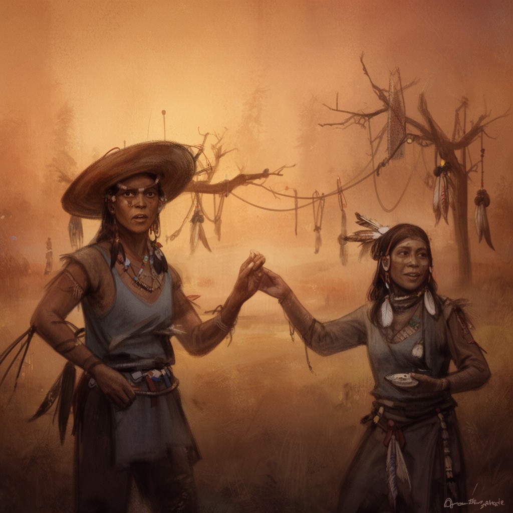 AI-generated illustration of Bodéwadmi