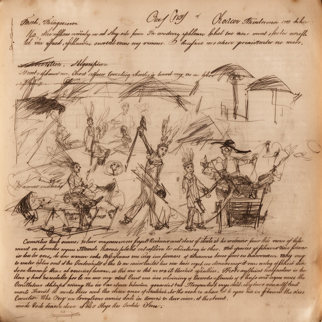 AI-generated illustration of Treaty of Chicago