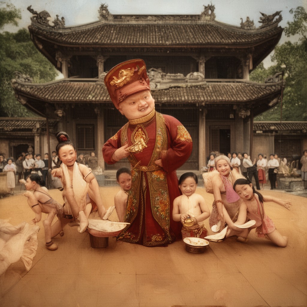 AI-generated illustration of Nguyễn dynasty