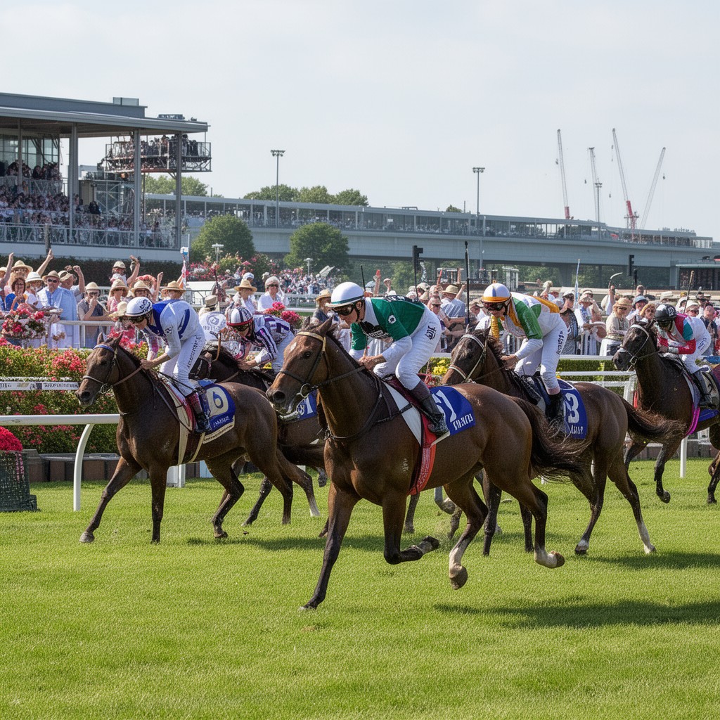 AI-generated illustration of Kentucky Derby