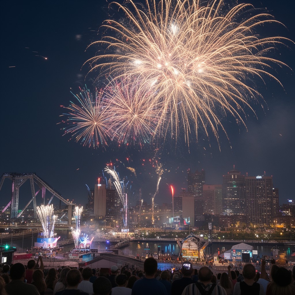 AI-generated illustration of Thunder Over Louisville
