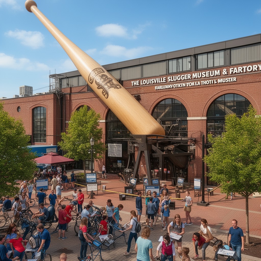 AI-generated illustration of Louisville Slugger Museum & Factory