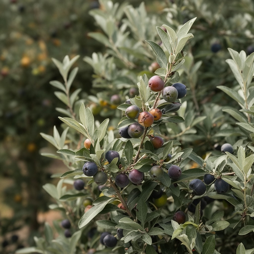 AI-generated illustration of Elaeagnus