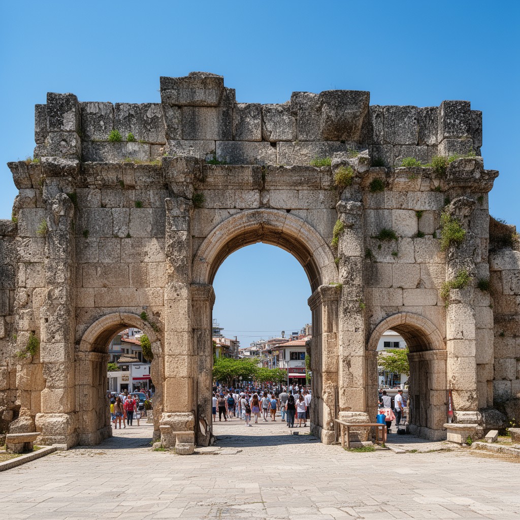 AI-generated illustration of Hadrian's Gate