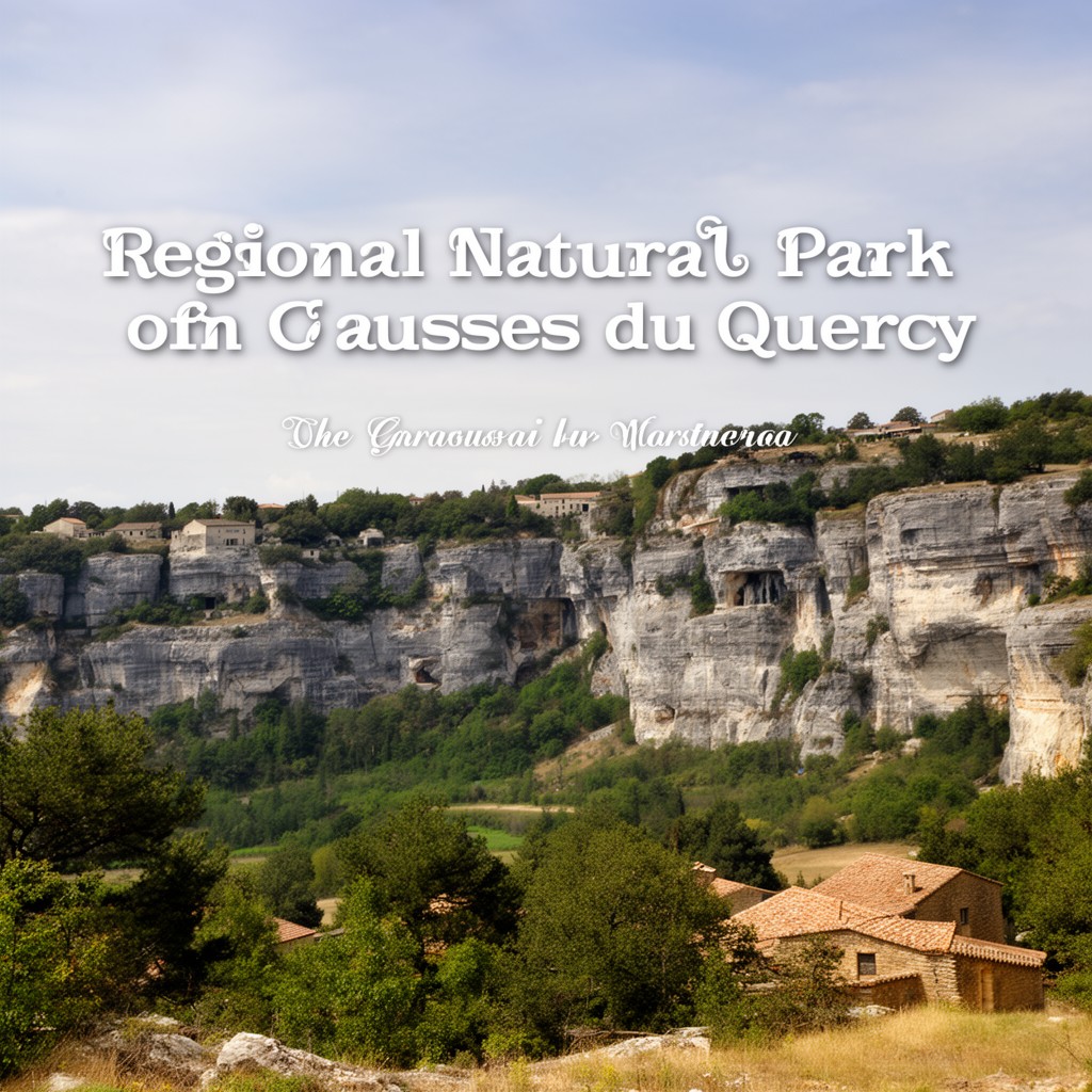 AI-generated illustration of Regional Natural Park of Causses du Quercy